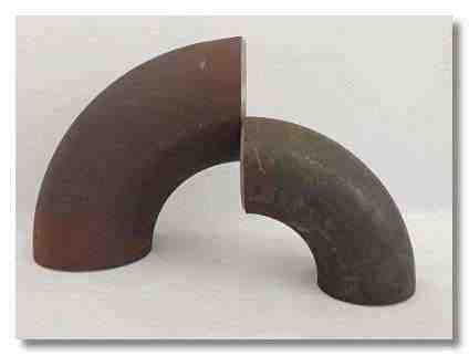 45度沖壓彎頭規(guī)格尺寸表